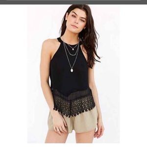 Urban Outfitters Glamorous brand black tank - M